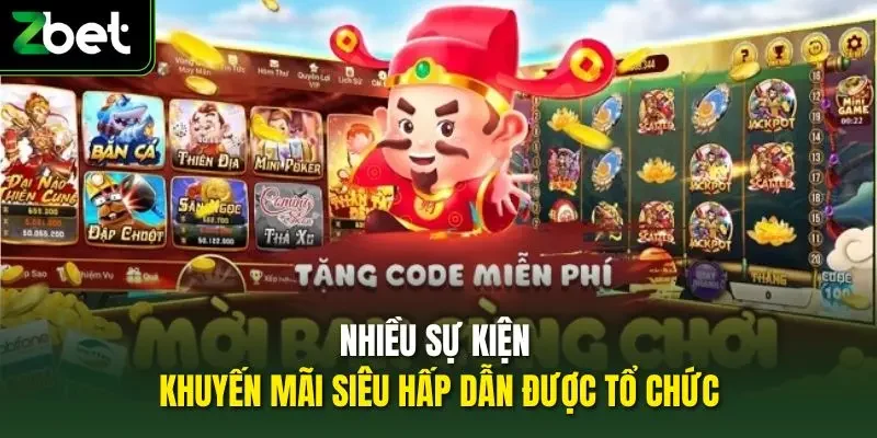 Những sự kiện khuyến mãi siêu hấp dẫn được tổ chức tại ZBET